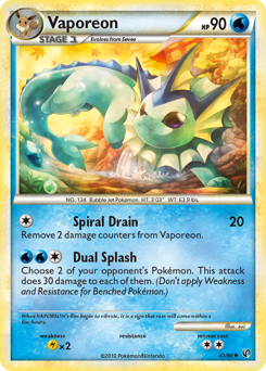 Vaporeon #41 HS—Undaunted