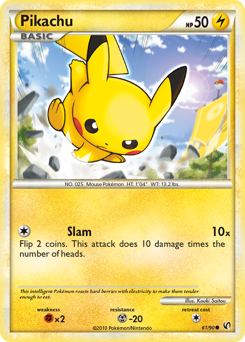Pikachu #61 HS—Undaunted