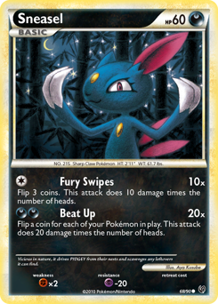 Sneasel #68 HS—Undaunted