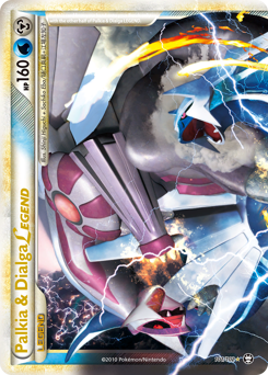 Palkia & Dialga LEGEND #101 HS—Triumphant