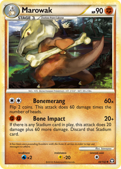 Marowak #44 HS—Triumphant
