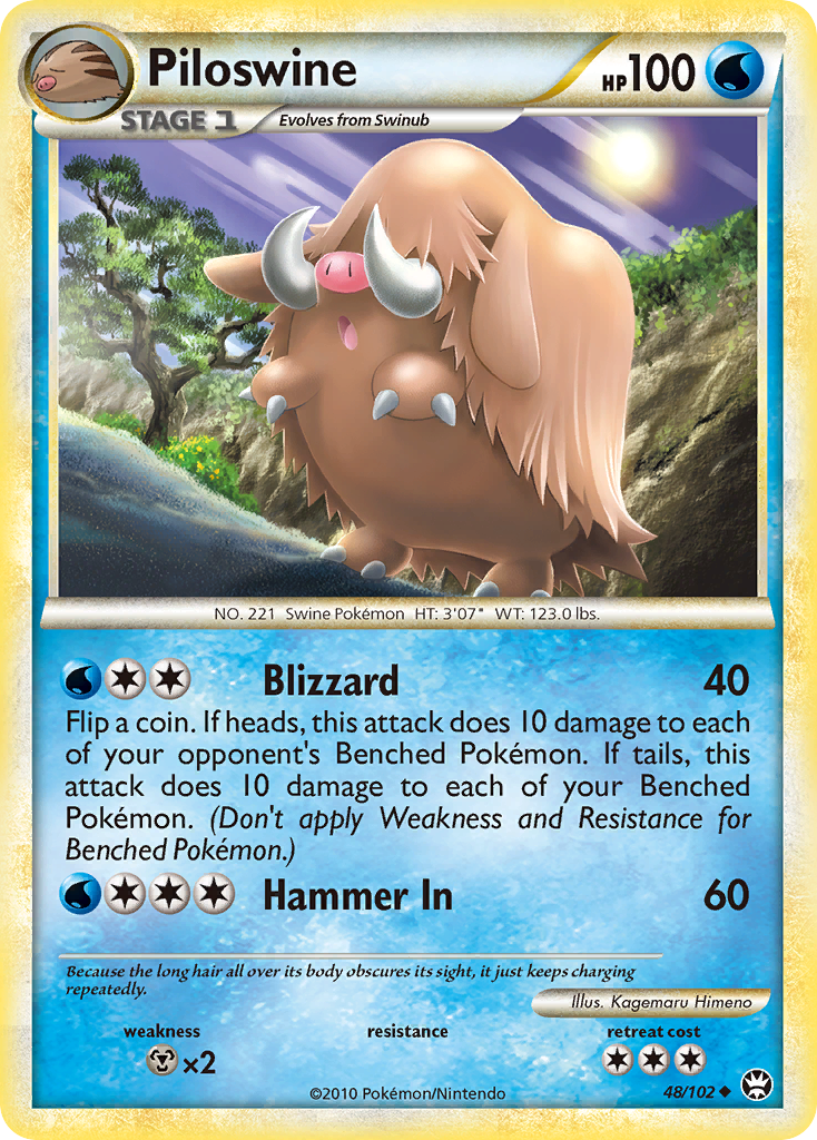 Piloswine #48 HS—Triumphant
