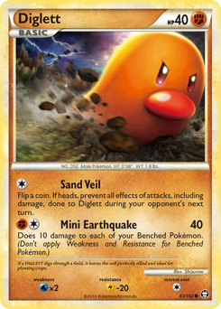 Diglett #61 HS—Triumphant