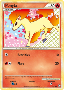 Ponyta #72 HS—Triumphant