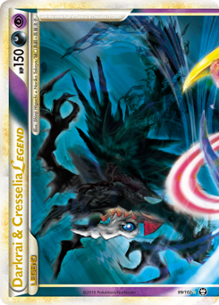 Darkrai & Cresselia LEGEND #99 HS—Triumphant