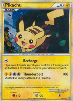 Pikachu #HGSS03 HGSS Black Star Promos