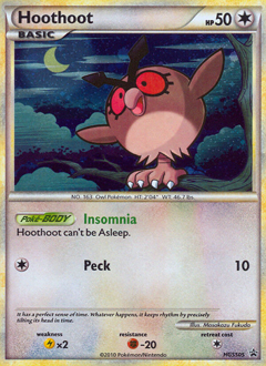 Hoothoot #HGSS05 HGSS Black Star Promos