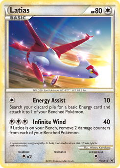 Latias #HGSS10 HGSS Black Star Promos