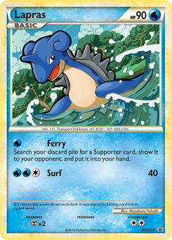 Lapras #HGSS14 HGSS Black Star Promos