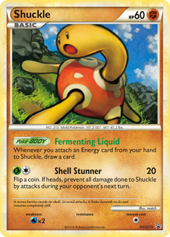 Shuckle #HGSS15 HGSS Black Star Promos