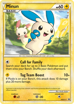 Minun #HGSS17 HGSS Black Star Promos