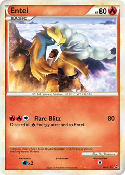 Entei #HGSS20 HGSS Black Star Promos