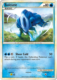 Suicune #HGSS21 HGSS Black Star Promos