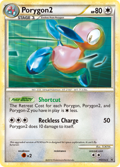 Porygon2 #HGSS23 HGSS Black Star Promos