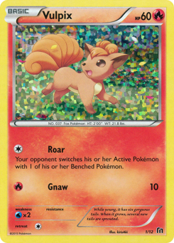 Vulpix #1 McDonald's Collection 2016