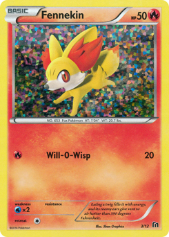 Fennekin #3 McDonald's Collection 2016