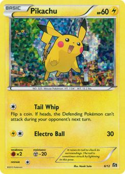Pikachu #6 McDonald's Collection 2016