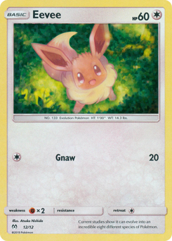 Eevee #12 McDonald's Collection 2019