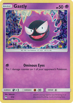 Gastly #7 McDonald's Collection 2019