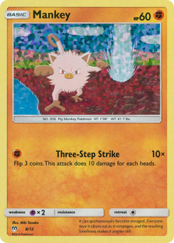 Mankey #8 McDonald's Collection 2019