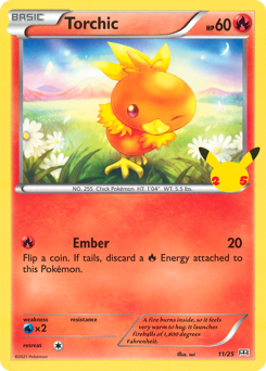 Torchic #11 McDonald's Collection 2021