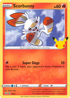 Scorbunny #16 McDonald's Collection 2021