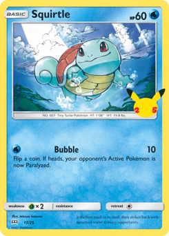 Squirtle #17 McDonald's Collection 2021