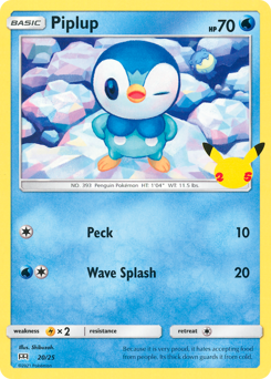 Piplup #20 McDonald's Collection 2021