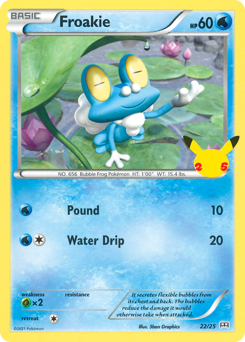 Froakie #22 McDonald's Collection 2021