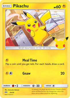 Pikachu #25 McDonald's Collection 2021