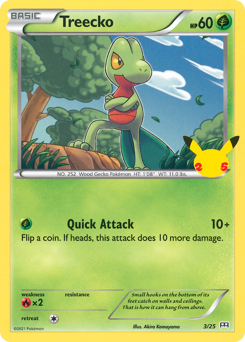 Treecko #3 McDonald's Collection 2021