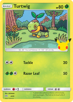Turtwig #4 McDonald's Collection 2021