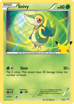 Snivy #5 McDonald's Collection 2021