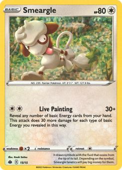 Smeargle #15 McDonald's Collection 2022