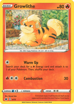 Growlithe #4 McDonald's Collection 2022