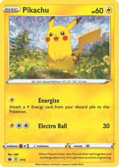 Pikachu #7 McDonald's Collection 2022