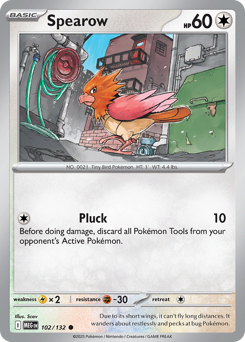 Spearow #102 Mega Evolution