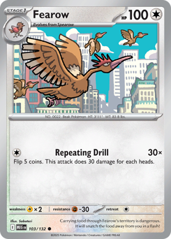 Fearow #103 Mega Evolution