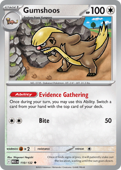 Gumshoos #110 Mega Evolution