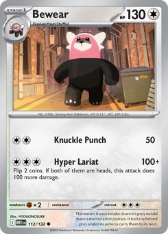Bewear #112 Mega Evolution
