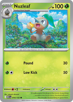 Nuzleaf #14 Mega Evolution