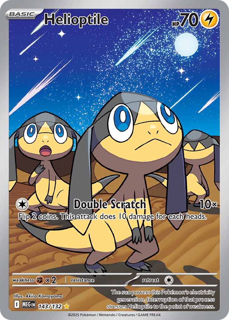 Helioptile #143 Mega Evolution
