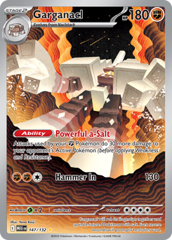 Garganacl #147 Mega Evolution