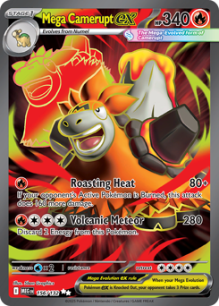 Mega Camerupt ex #156 Mega Evolution