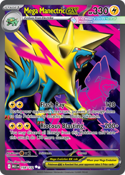 Mega Manectric ex #158 Mega Evolution
