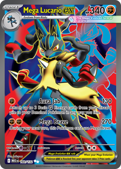 Mega Lucario ex #160 Mega Evolution