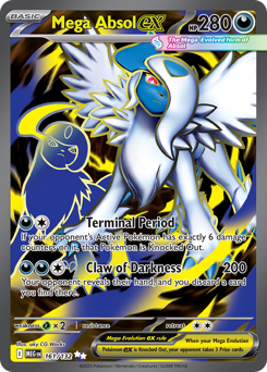 Mega Absol ex #161 Mega Evolution