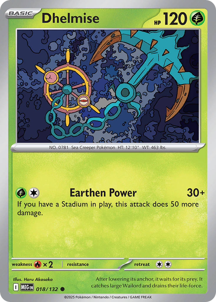 Dhelmise #18 Mega Evolution