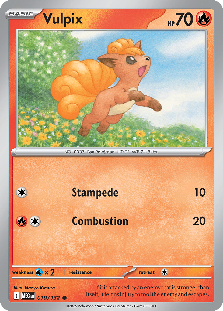 Vulpix #19 Mega Evolution