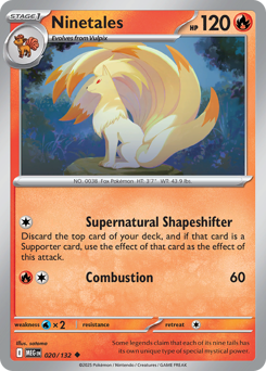 Ninetales #20 Mega Evolution